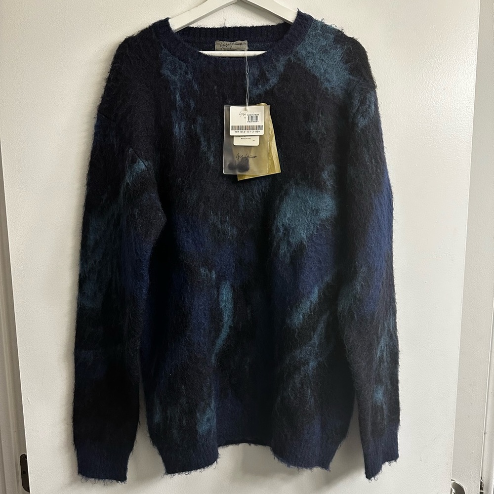 COPY - Yohji Sweater AW15 blue marble mohair
